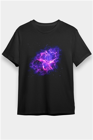 Süpernova Siyah Unisex Tişört T-Shirt - TişörtFabrikası