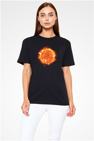 Süpernova Siyah Unisex Tişört T-Shirt - TişörtFabrikası