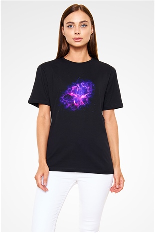 Süpernova Siyah Unisex Tişört T-Shirt - TişörtFabrikası