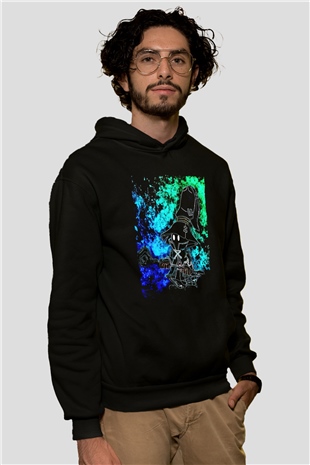 Süpürgeli CadıSiyah  Unisex Hoodie