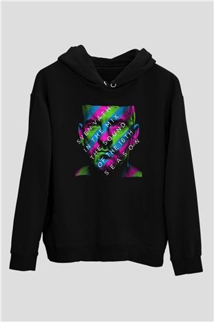 Sven Vath Siyah Unisex Kapüşonlu Sweatshirt