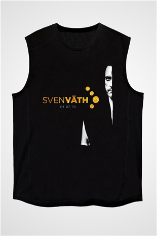 Sven Vath Siyah Unisex Kolsuz Tişört