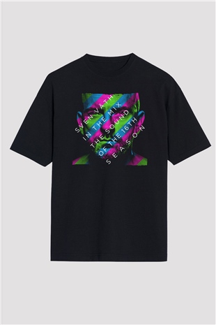 Sven Vath Siyah Oversize Tişört Oversize T-shirt - TişörtFabrikası