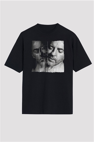 Sven Vath Siyah Oversize Tişört Oversize T-shirt - TişörtFabrikası