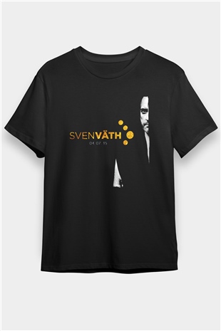 Sven Vath Siyah Unisex Tişört T-Shirt - TişörtFabrikası