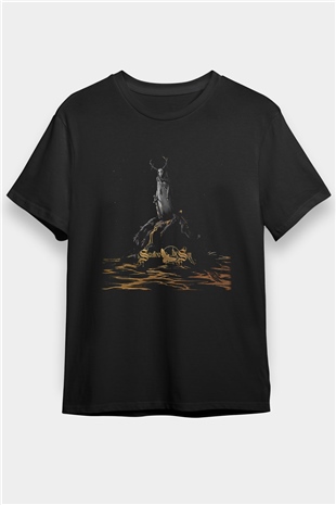 Swallow The Sun Baskılı Unisex Siyah Tişört - Tshirt