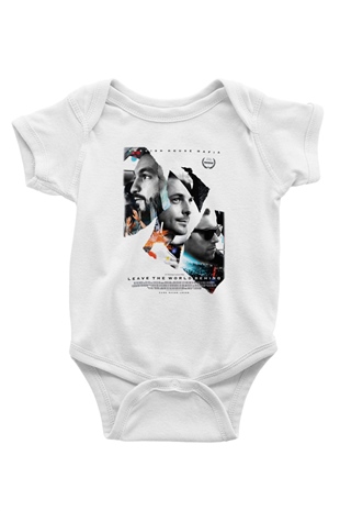 Swedish House Mafia Baskılı Beyaz Unisex Bebek Body - Zıbın