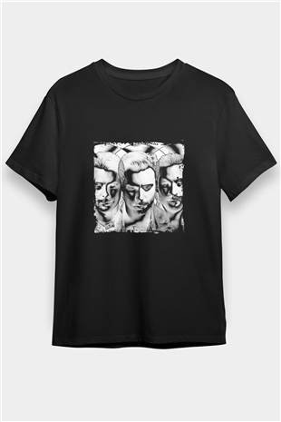 Swedish House Mafia Baskılı Unisex Siyah Tişört