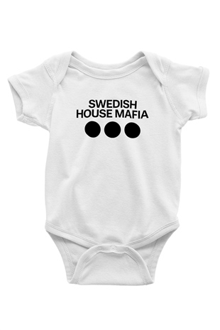 Swedish House Mafia Beyaz Bebek Body - Zıbın