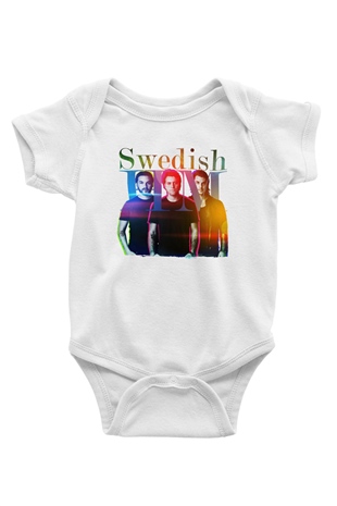 Swedish House Mafia Beyaz Bebek Body - Zıbın