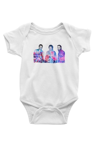 Swedish House Mafia Beyaz Bebek Body - Zıbın