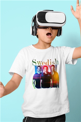 Swedish House Mafia Beyaz Unisex Çocuk Tişört