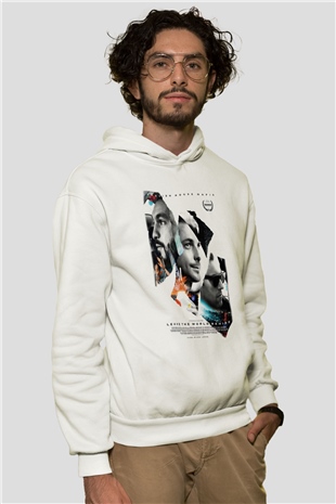 Swedish House Mafia Beyaz Unisex Kapşonlu Sweatshirt