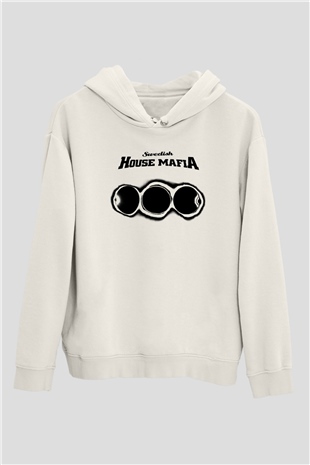 Swedish House Mafia Beyaz Unisex Kapşonlu Sweatshirt