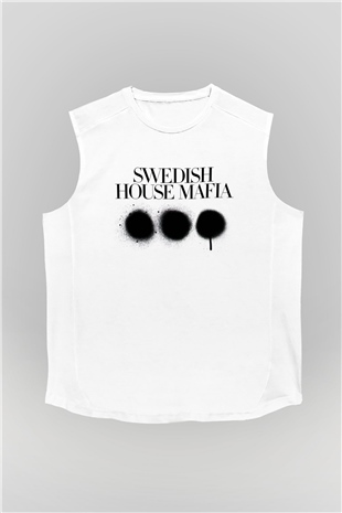 Swedish House Mafia Beyaz Unisex Kolsuz Tişört