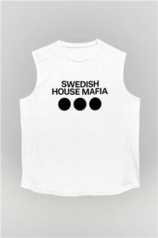Swedish House Mafia Beyaz Unisex Kolsuz Tişört