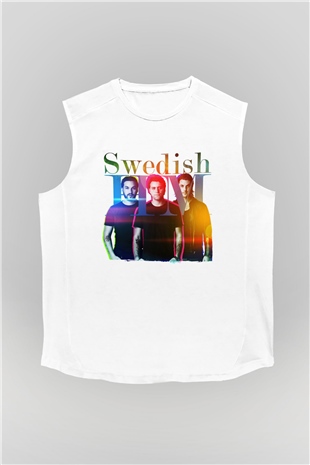 Swedish House Mafia Beyaz Unisex Kolsuz Tişört