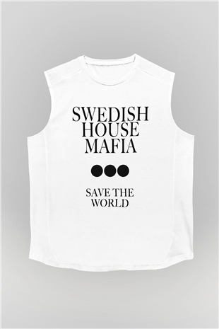 Swedish House Mafia Beyaz Unisex Kolsuz Tişört