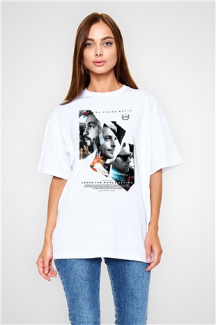 Swedish House Mafia Beyaz Unisex Oversize Tişört T-Shirt