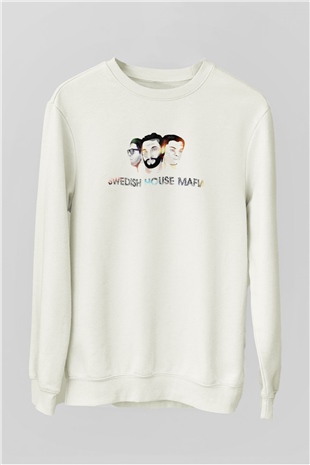 Swedish House Mafia Beyaz Unisex Sweatshirt