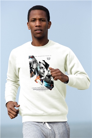 Swedish House Mafia Beyaz Unisex Sweatshirt