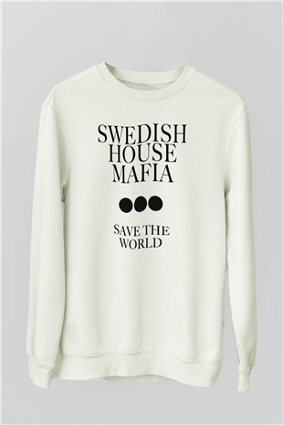 Swedish House Mafia Beyaz Unisex Sweatshirt