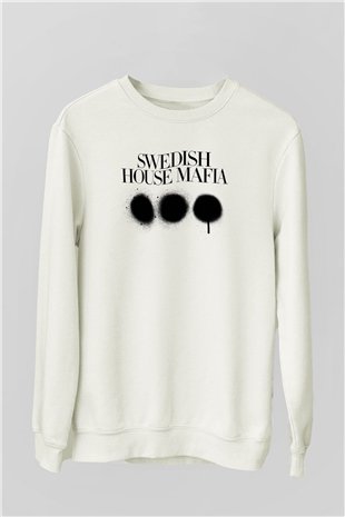 Swedish House Mafia Beyaz Unisex Sweatshirt