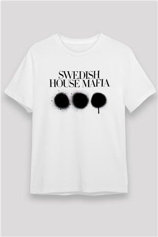 Swedish House Mafia Beyaz Unisex Tişört T-Shirt - TişörtFabrikası
