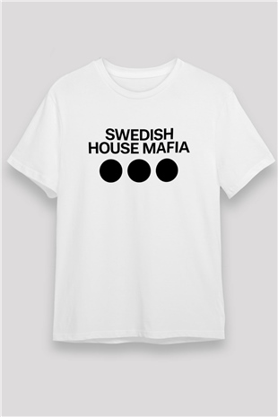Swedish House Mafia Beyaz Unisex Tişört T-Shirt - TişörtFabrikası
