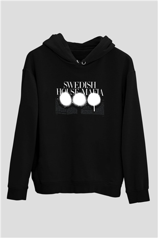 Swedish House Mafia Siyah Unisex Hoodie
