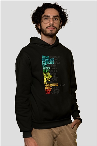 Swedish House Mafia Siyah Unisex Hoodie
