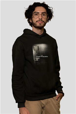 Swedish House Mafia Siyah Unisex Kapüşonlu Sweatshirt