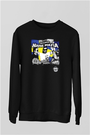 Swedish House Mafia Siyah Unisex Sweatshirt
