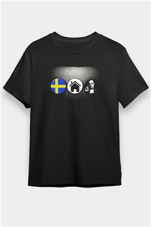 Swedish House Mafia Siyah Unisex Tişört T-Shirt - TişörtFabrikası