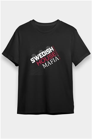 Swedish House Mafia Siyah Unisex Tişört T-Shirt - TişörtFabrikası
