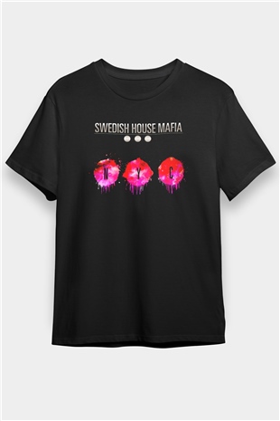 Swedish House Mafia Siyah Unisex Tişört T-Shirt - TişörtFabrikası