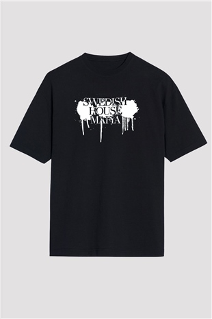 Swedish House Mafia Siyah Oversize Tişört Oversize T-shirt - TişörtFabrikası