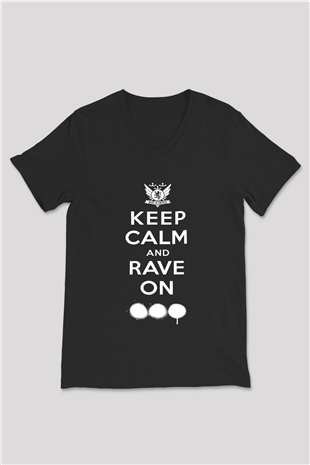 Swedish House Mafia Siyah Unisex V Yaka Tişört T-Shirt