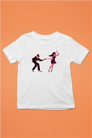 Swing Baskılı Beyaz Unisex Çocuk Tişört