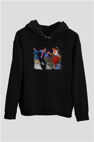 Swing Siyah Unisex Hoodie