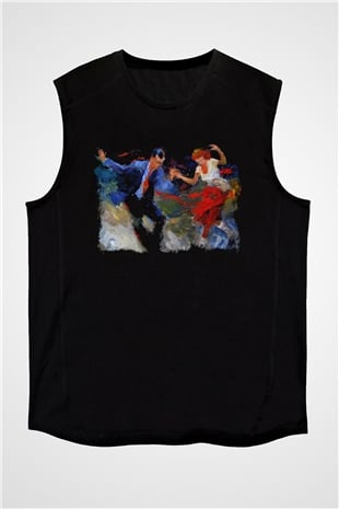 Swing Siyah Unisex Kolsuz Tişört