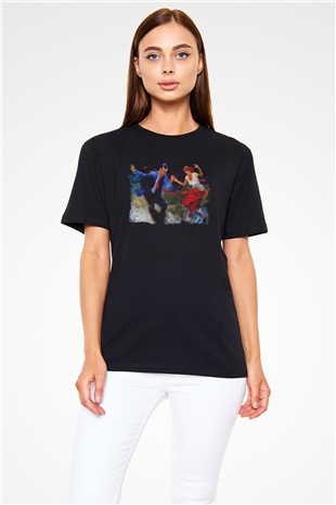 Swing Siyah Unisex Tişört T-Shirt - TişörtFabrikası