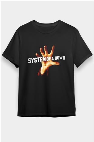 System of a Down Siyah Unisex Tişört T-Shirt - TişörtFabrikası