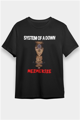 System of a Down Siyah Unisex Tişört T-Shirt - TişörtFabrikası