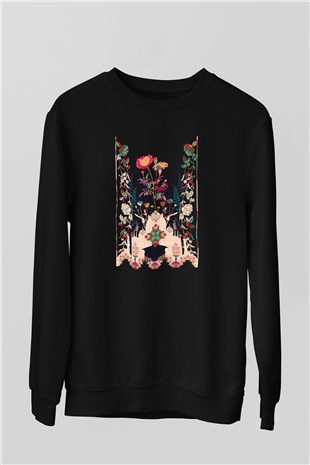 Tac Mahal Siyah Unisex Sweatshirt