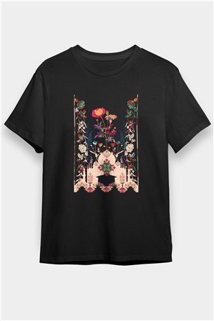 Tac Mahal Siyah Unisex Tişört T-Shirt - TişörtFabrikası
