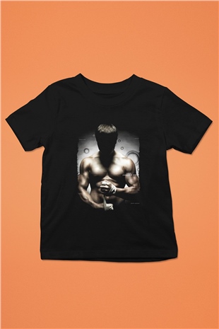 Taekwondo Siyah Unisex Çocuk Tişört