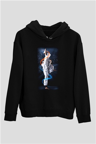 Taekwondo Siyah Unisex Hoodie