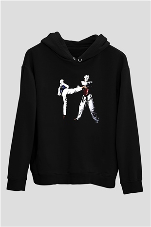 Taekwondo Siyah Unisex Hoodie