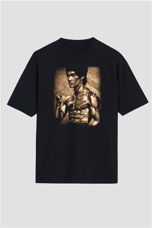 Taekwondo Siyah Unisex Oversize Tişört T-Shirt